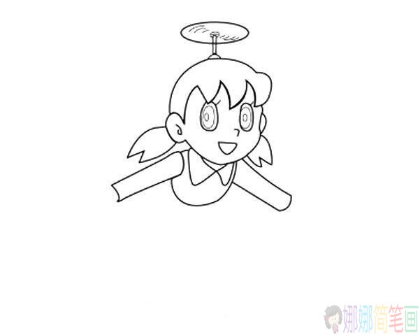 静香简笔画图片大全，静香简笔画步骤