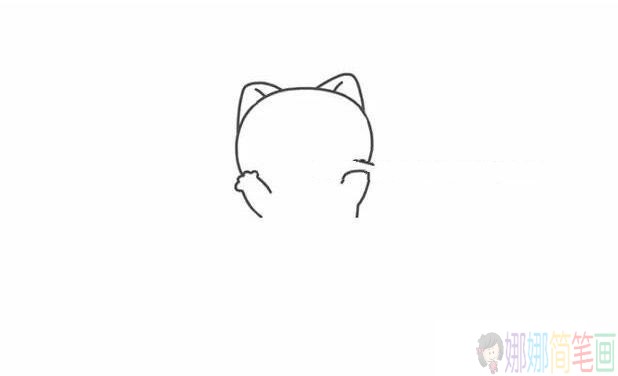 简单的小狗简笔画教程,秋田犬简笔画步骤