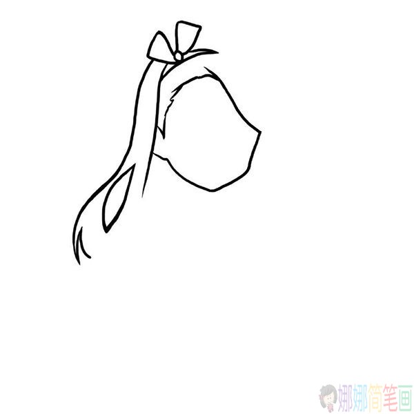 漂亮的女生简笔画,漂亮的女生简笔画教程图片