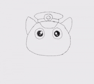简笔画黑猫警长是怎么画的，卡通黑猫警长简笔画大全