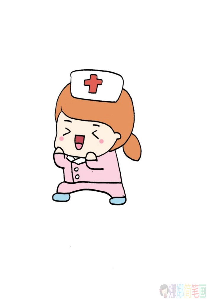 武汉加油简笔画绘画画法步骤