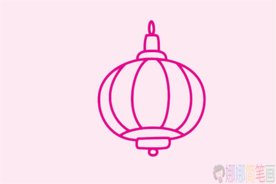 灯笼简笔画图片大全,灯笼简笔画步骤图片