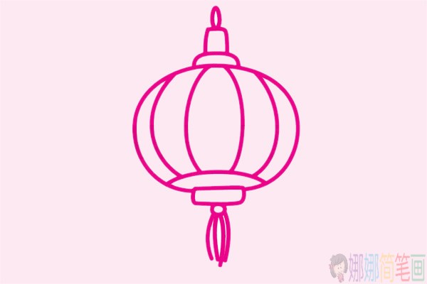 灯笼简笔画图片大全,灯笼简笔画步骤图片