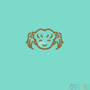 五一劳动节快乐简笔画步骤图解,小女孩简笔画