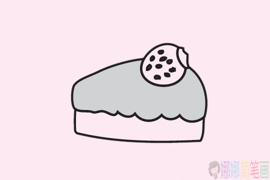 各种蛋糕简笔画简单画法步骤,蛋糕简笔画图片大全