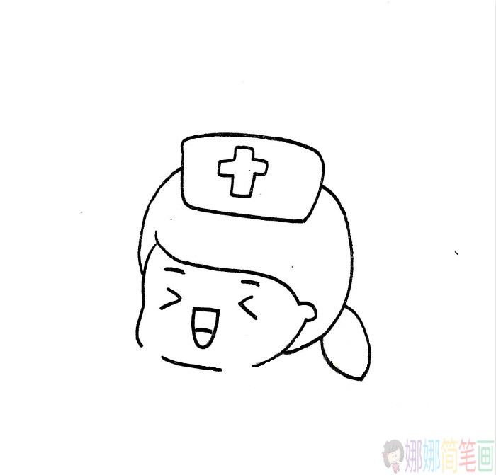 武汉加油简笔画绘画画法步骤