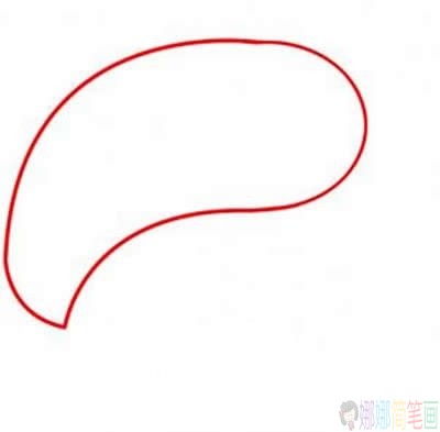简笔画，可爱简单的海豚简笔画画法图片，详细画法步骤