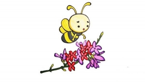 蜜蜂简笔画教程图，蜜蜂简笔画画法教程