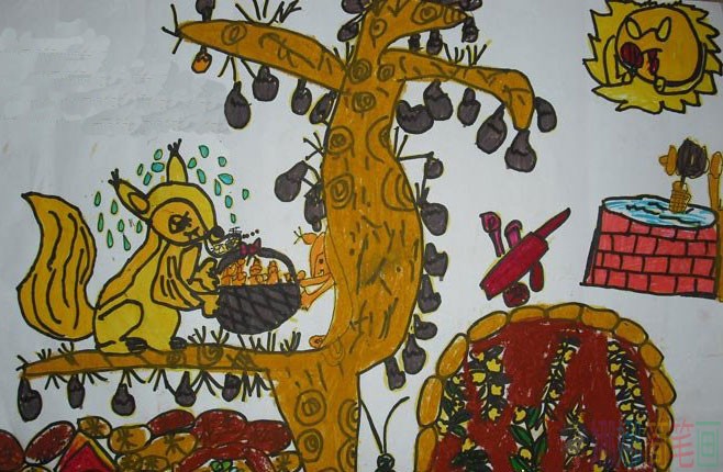 儿童画,五一劳动节儿童画,漂亮优秀的劳动节儿童画作品鉴赏