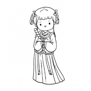 古风女子简笔画怎么画？简单易画的古风简笔画教程