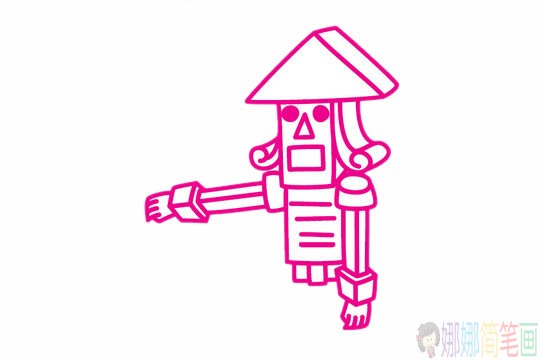 木偶简笔画图片大全,木偶简笔画最简单步骤
