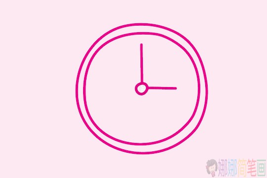 闹钟简笔画,简单闹钟简笔画画法步骤教程及图片大全