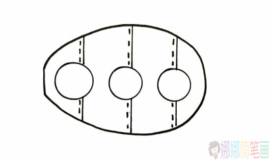 潜艇简笔画,简单好看的潜水艇简笔画简单画法图解