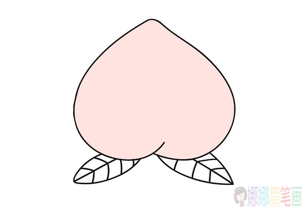 水蜜桃简笔画教程,水蜜桃简笔画图片大全