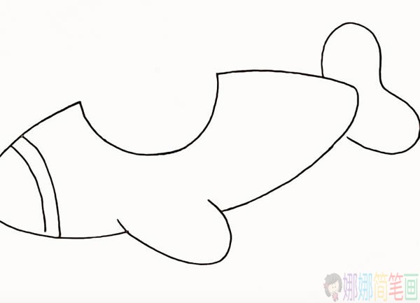 开飞机的大象简笔画图片大全,开飞机的大象简笔画步骤图片
