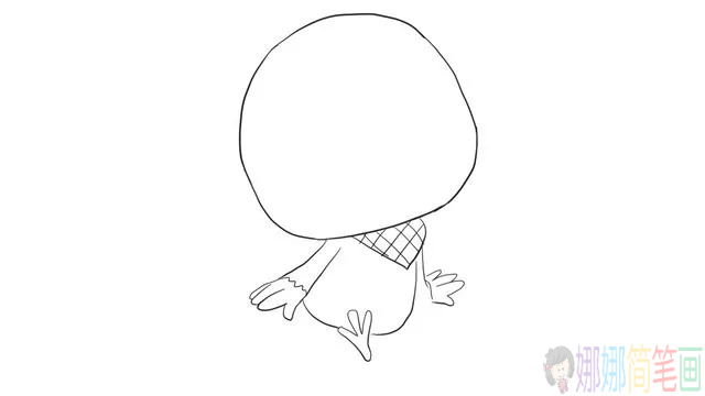 麦琪简笔画,萌鸡小队之麦琪简笔画画法教程