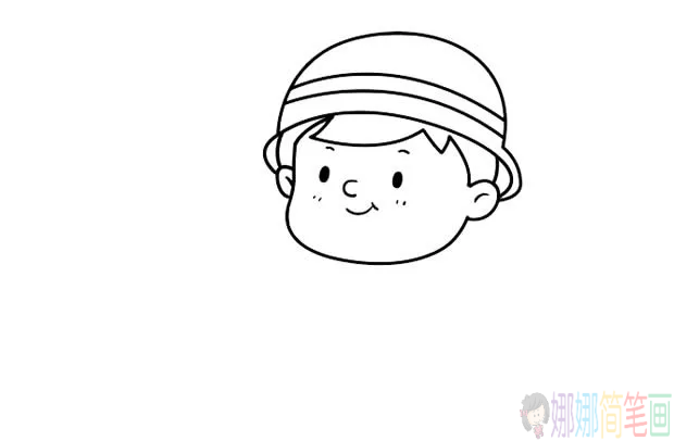 简笔画，消防员简笔画怎么画？简单的消防员简笔画教学步骤分解图