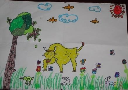 儿童画,美丽的春天儿童画优秀作品鉴赏