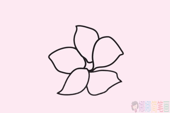 樱花简笔画图片大全,樱花简笔画步骤