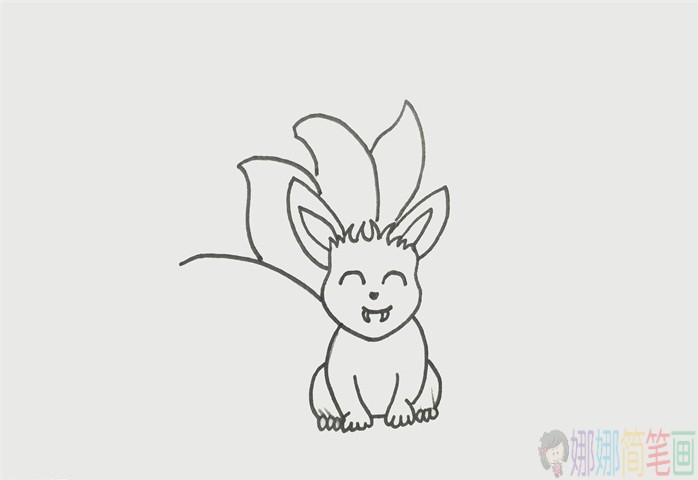 怎么画火影忍者九尾，好看可爱的火影忍者九尾简笔画画法教学