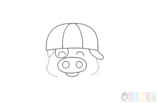 简笔画，可爱麦兜简笔画画法图片步骤