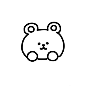 小熊简笔画绘画教程，小熊装饰画法步骤