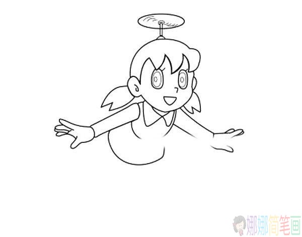 静香简笔画图片大全，静香简笔画步骤