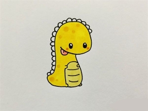 恐龙简笔画教程，恐龙儿童简笔画图片