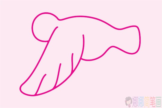 鸽子简笔画,简单好看的鸽子简笔画画法步骤图片大全
