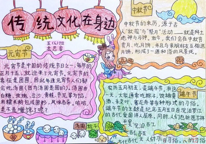 弘扬中华传统文化,中国传统文化手抄报作品大全