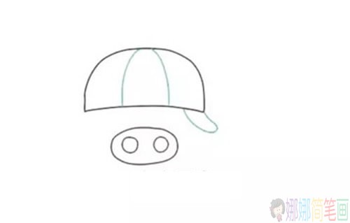 简笔画，可爱麦兜简笔画画法图片步骤