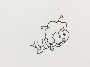 蜜蜂简笔画彩色，蜜蜂简笔画教程