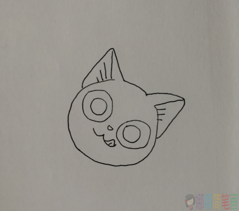 起司猫简笔画怎么画,可爱的起司猫简笔画