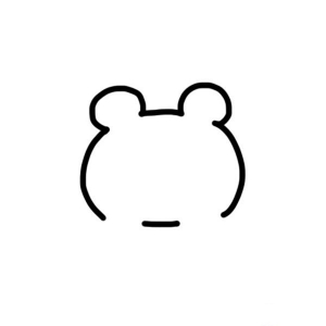 小熊简笔画绘画教程，小熊装饰画法步骤