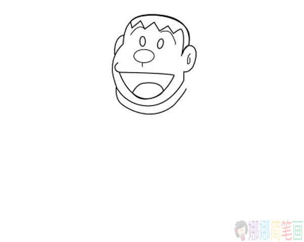 胖虎简笔画图片,胖虎简笔画怎么画