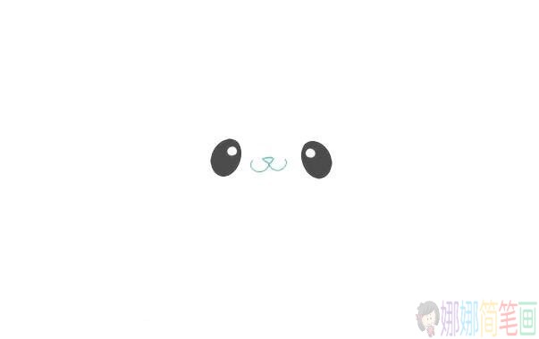 儿童学画画,可爱的大熊猫简笔画步骤