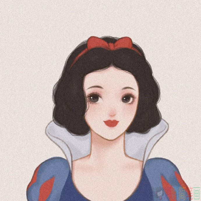 可爱美丽的迪士尼公主简笔画图片大全