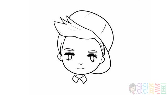 q版鹿晗简笔画呆萌,q版鹿晗简笔画教程