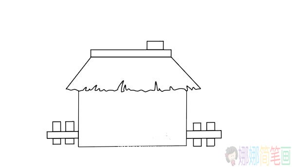 简单房屋简笔画图片,卡通房子简笔画步骤图