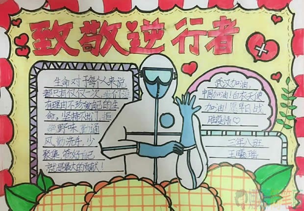 防疫有我爱卫同行手抄报内容,防疫有我爱卫同行手抄报图片