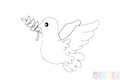 超简单的小鸟简笔画步骤,小鸟简笔画图片大全