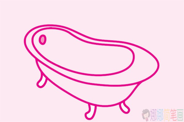 浴缸简笔画画法,浴缸简笔画图片大全