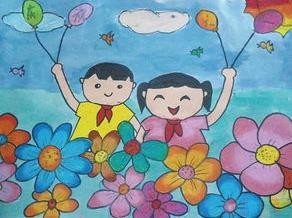 六一儿童节儿童画简单又漂亮