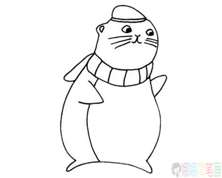 卡通仓鼠简笔画步骤,卡通仓鼠简笔画图片大全