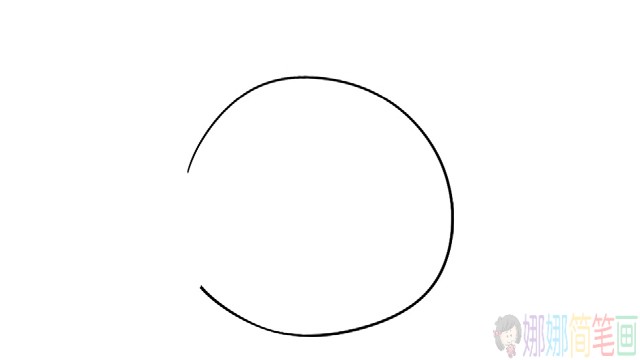 可爱的卡通椰子简笔画步骤图解教程