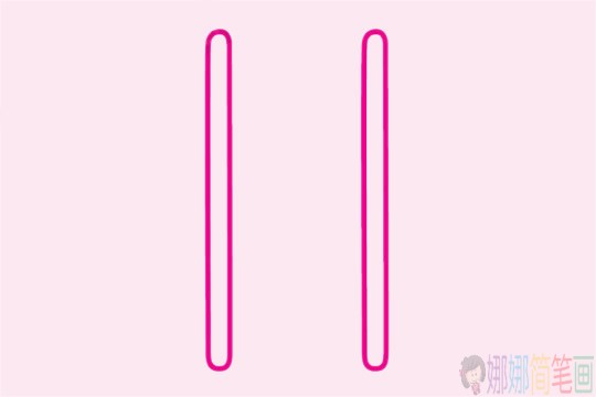 梯子简笔画步骤,梯子简笔画图片大全