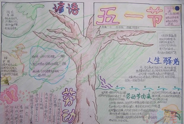 劳动节手抄报图片大全
