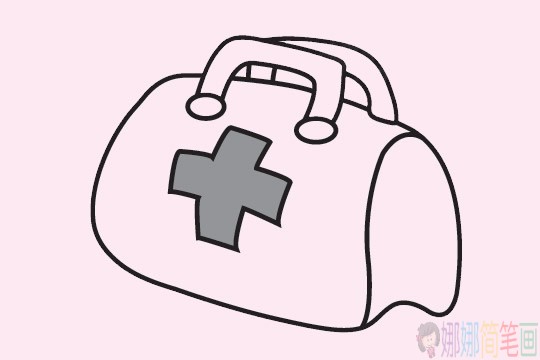 急救箱简笔画步骤,急救箱简笔画图片大全
