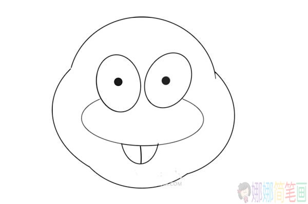 卡通橙子简笔画步骤,橙子简笔画图片