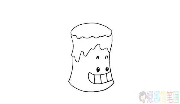 蜡烛简笔画教程,一步步教你学画卡通蜡烛简